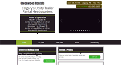 Desktop Screenshot of greenwoodrentals.ca